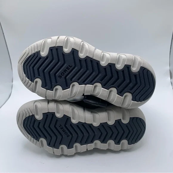 NWOB Sorel Kids Explorer Cozy toddler blue & grey snow boots size 9 NEW - Picture 8 of 9